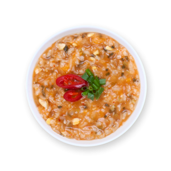 쌀눈 김치콩나물죽