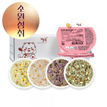 ( ◠ •̫̮ ◠)☆ 행복한 한가위! ★실온이유식 진밥 [4팩 세트]