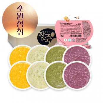 ( ◠ •̫̮ ◠)☆ 행복한 한가위! ★실온이유식 죽1 [8팩 세트]