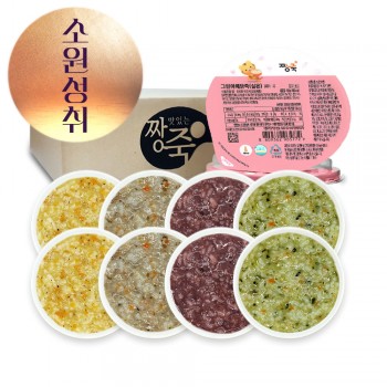 ( ◠ •̫̮ ◠)☆ 행복한 한가위! ★실온이유식 죽2 [8팩 세트]
