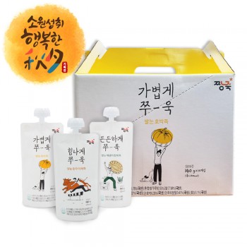 ( ◠ •̫̮ ◠)☆ 소원성취 한가위! ★스파우트웰빙죽 10팩 1BOX