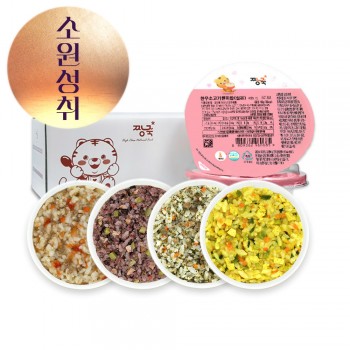 ( ◠ •̫̮ ◠)☆ 행복한 한가위! ★실온이유식 아기밥 [4팩 세트]