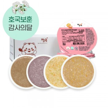 ❁❁호국보훈#고맙습니다. ★실온이유식 묽은죽 [4팩 세트]