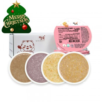 (✿˘˘✿) 행복한 성탄절 ★실온이유식 묽은죽[4팩 세트]