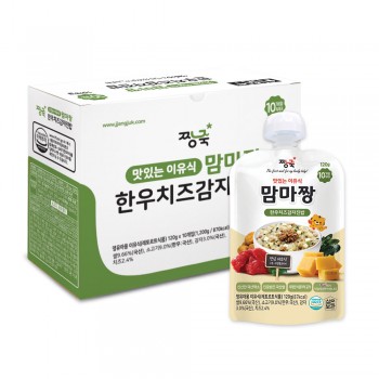 맘마짱 이유식 한우치즈감자진밥 1박스(10봉)