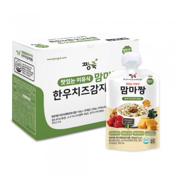 맘마짱 이유식 한우치즈감자진밥 1박스(10봉)