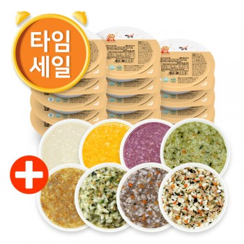 (T) 냉장이유식 골고루 16팩+6팩 증정!