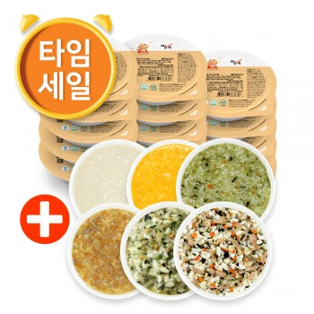 (T11) 냉장이유식 단계별 골고루 16+6팩 증정