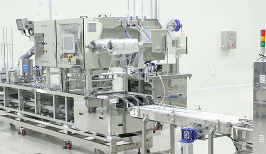 Product packaging room image