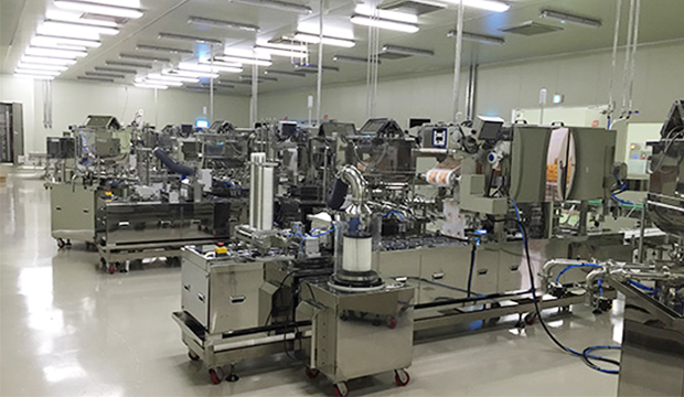 Product packaging room image