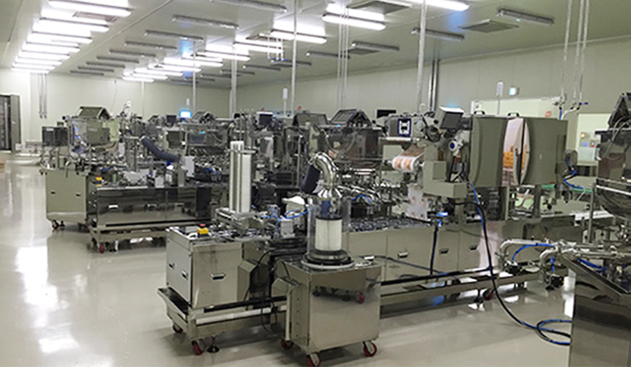 Product packaging room image